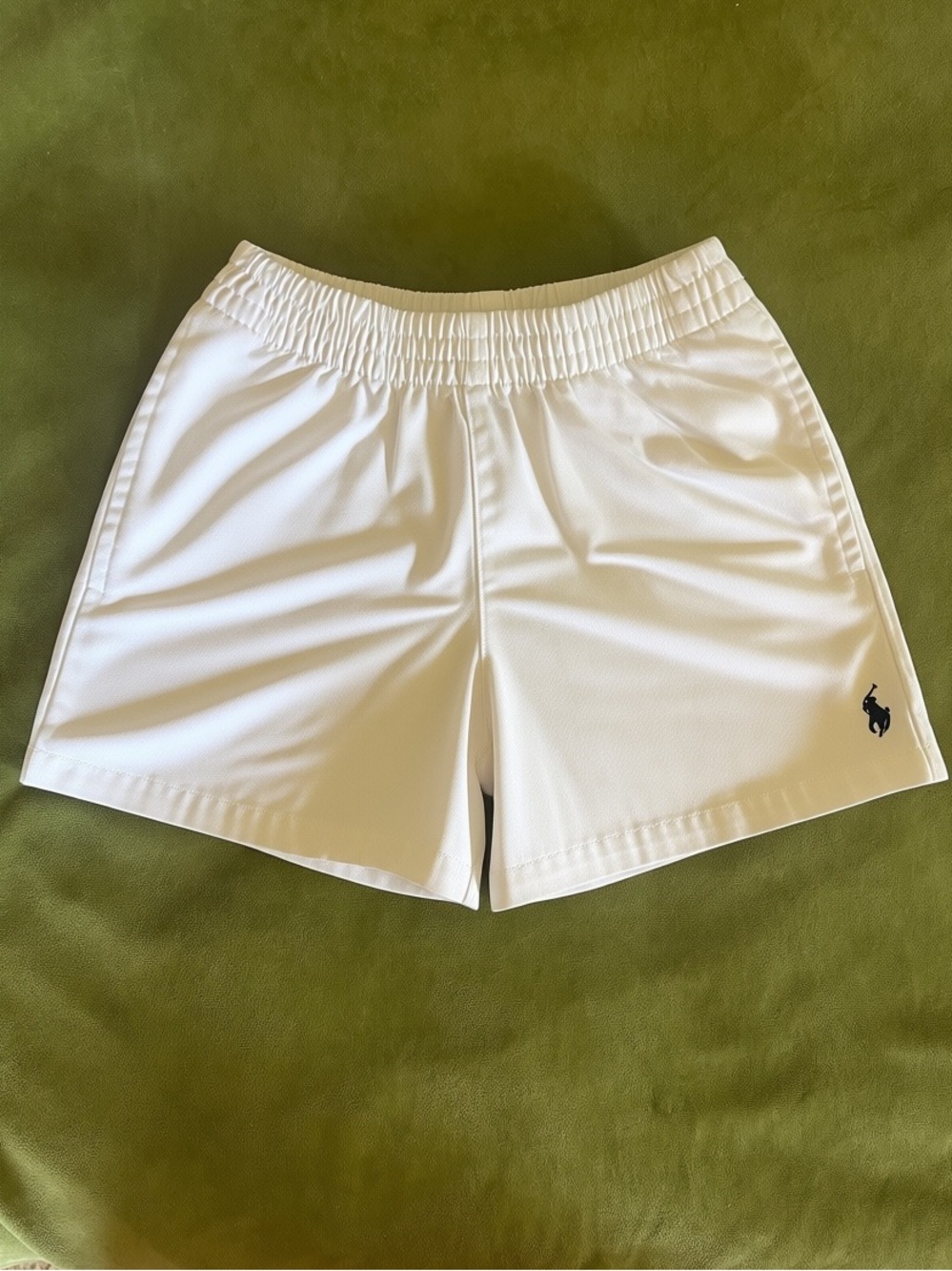 Polo by Ralph Lauren Toddler White Elastic-Waist Athletic Shorts | Size 3- 3T